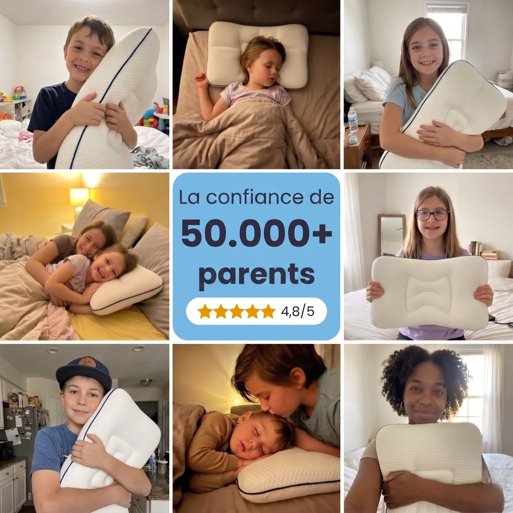 La confiance de plus de 50 000 parents, noté 4,8 sur 5
